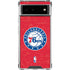 NBA Philadelphia 76ers Distressed Google Pixel 6 Clear Case